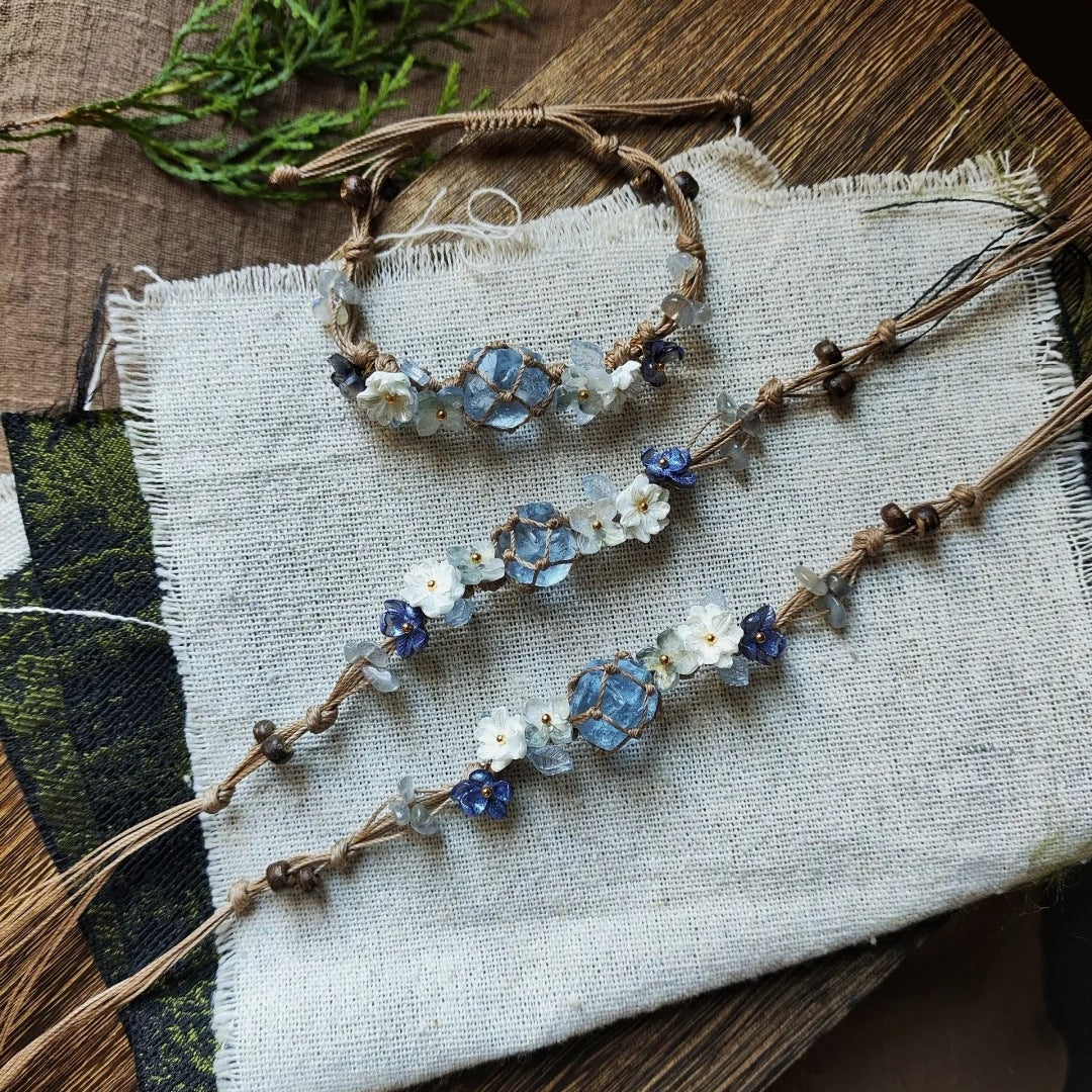 Verstellbares Kristall-Armband