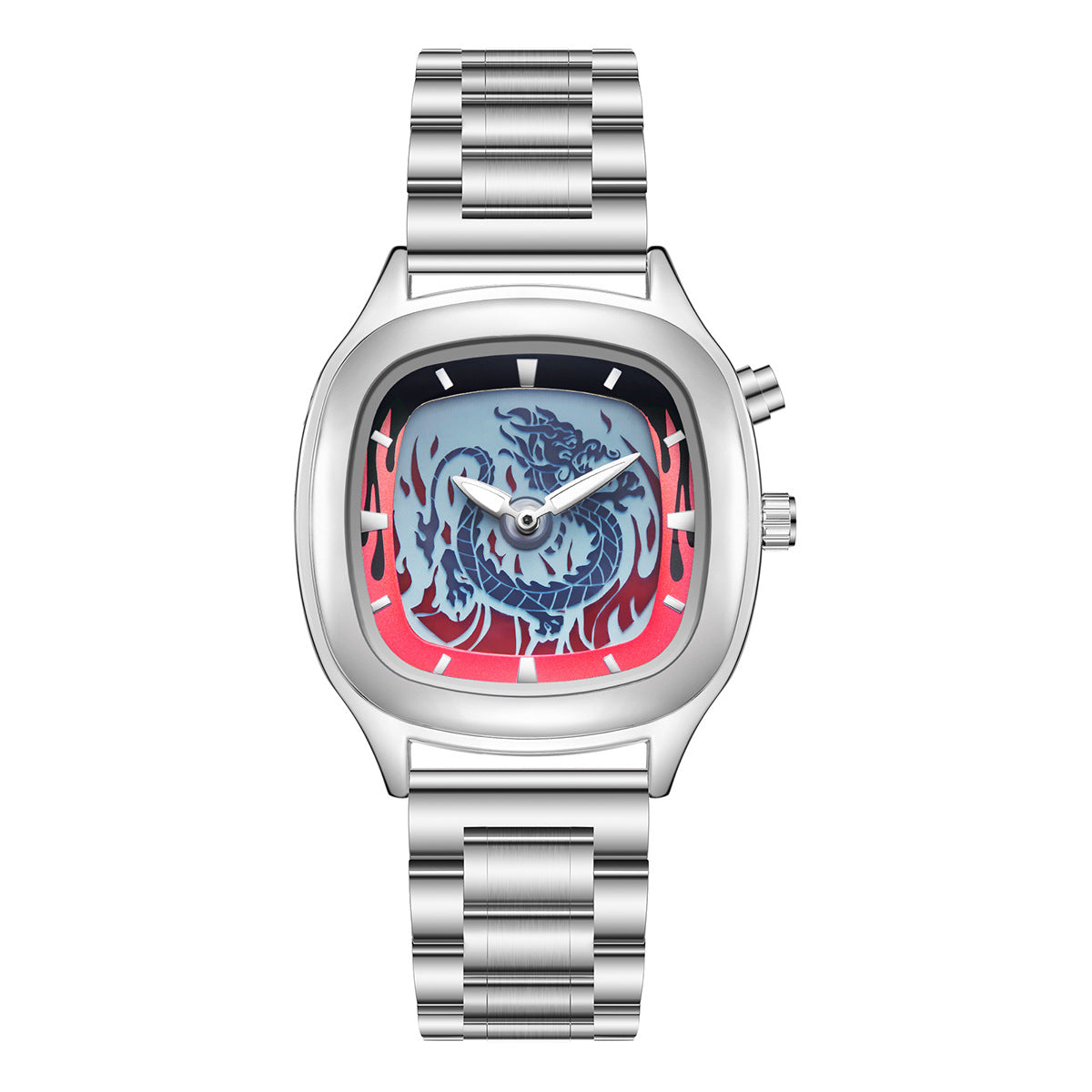Personalisierte Retro Drachen Herrenuhr – Ansicht 2