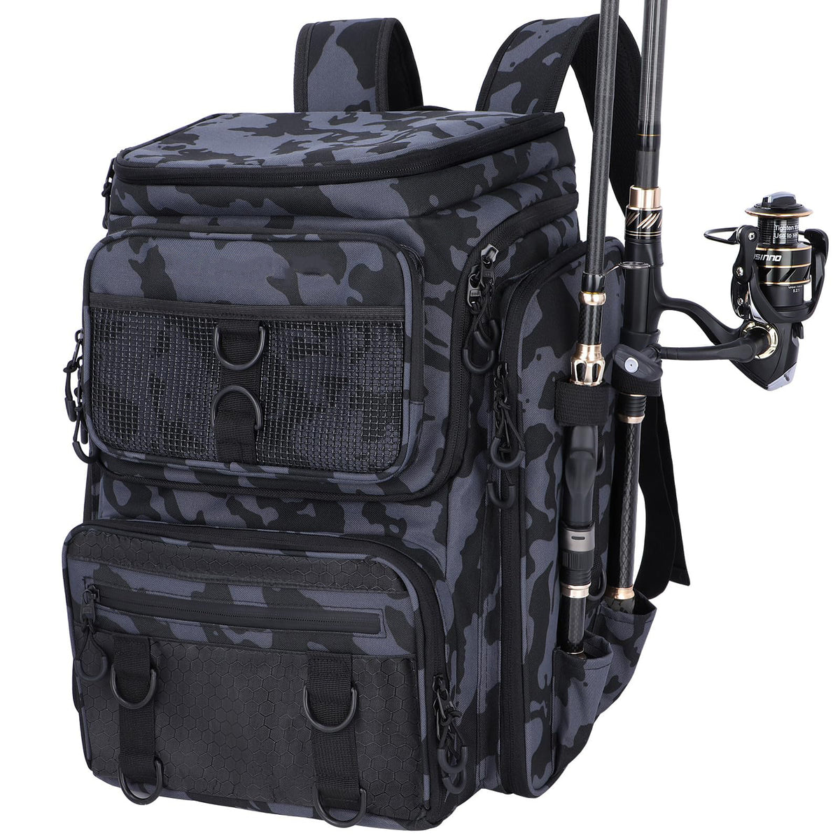 Multifunktionaler Outdoor Angelrucksack – Bild 5 | LuxeStyle