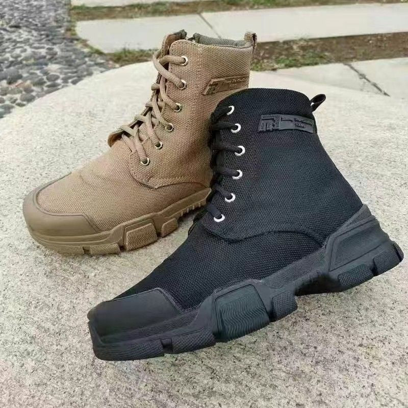 Herren-Stiefel mit Schnürung und dicker Sohle – Bild 2 | LuxeStyle