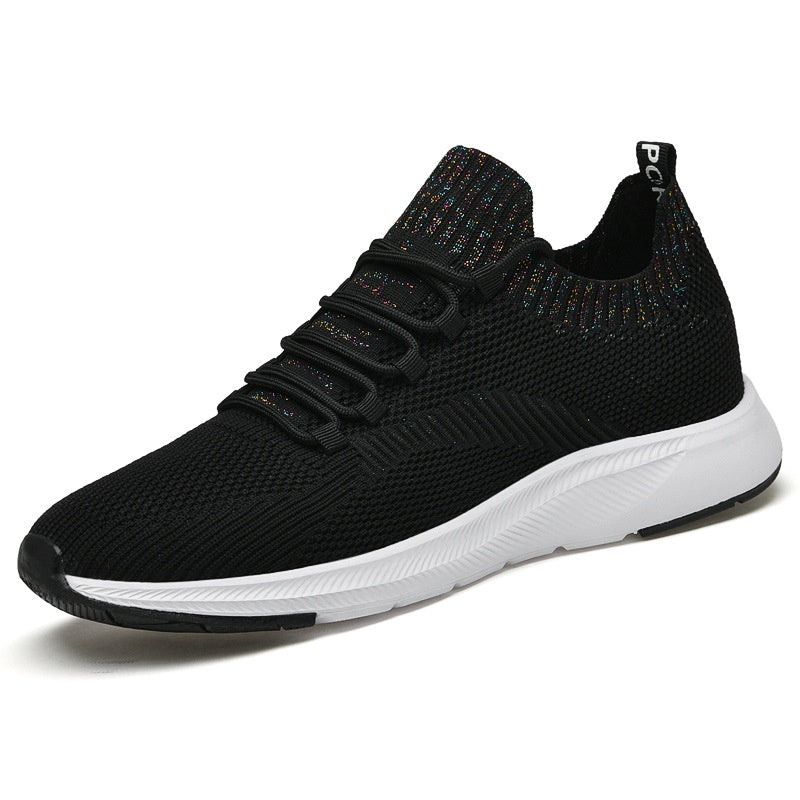 Weisser Sneaker mit verstecktem 7 cm Absatz – Bild 2 | LuxeStyle