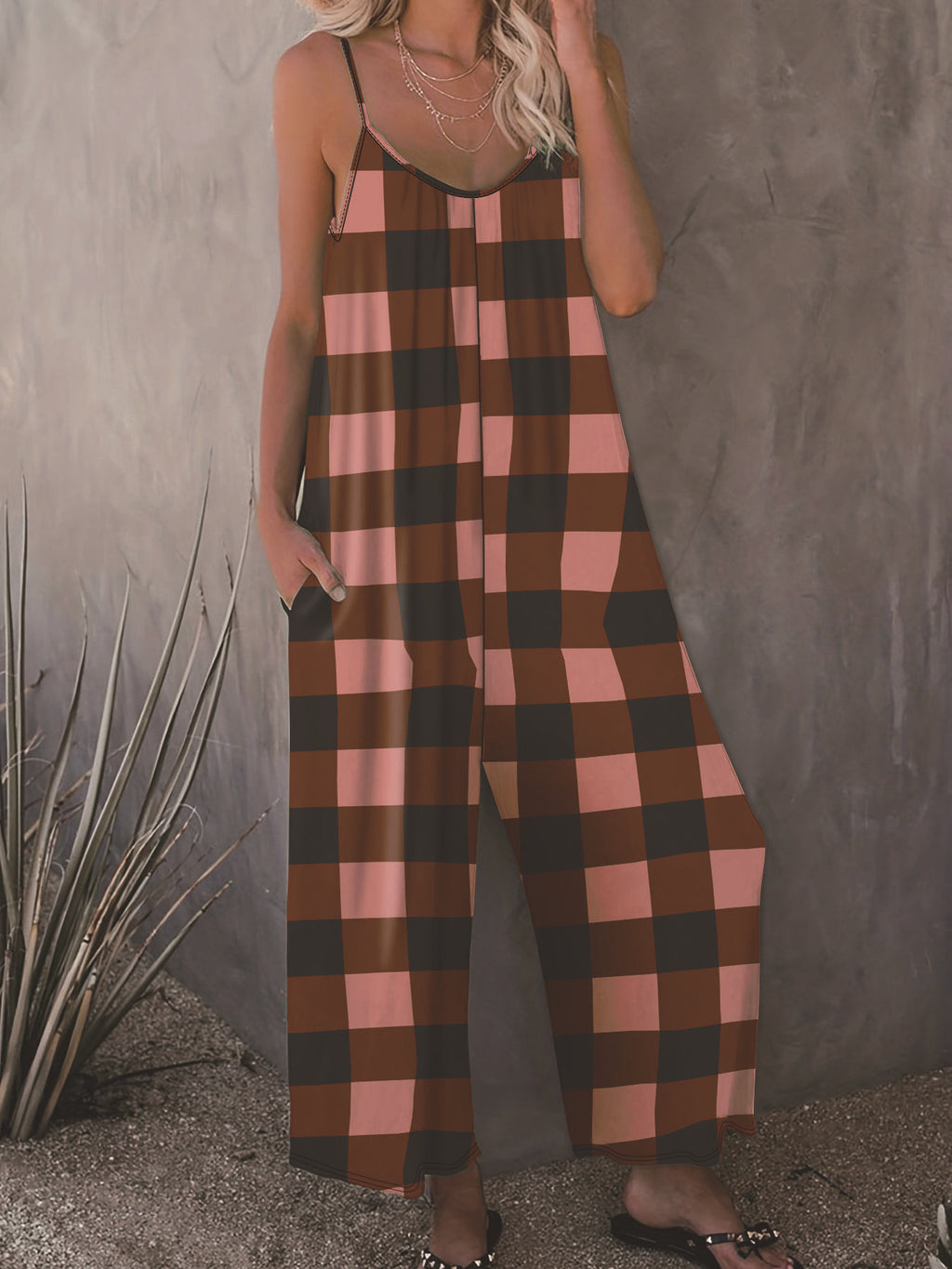 Lässiger Jumpsuit mit Spaghettiträgern