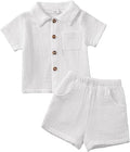 Baby Baumwoll-Leinen Set mit Shorts – Bild 13 | LuxeStyle