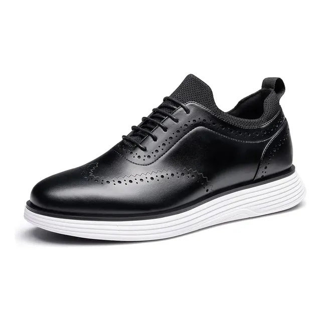 Low-Top Herren Sneaker aus synthetischem Leder | LuxeStyle
