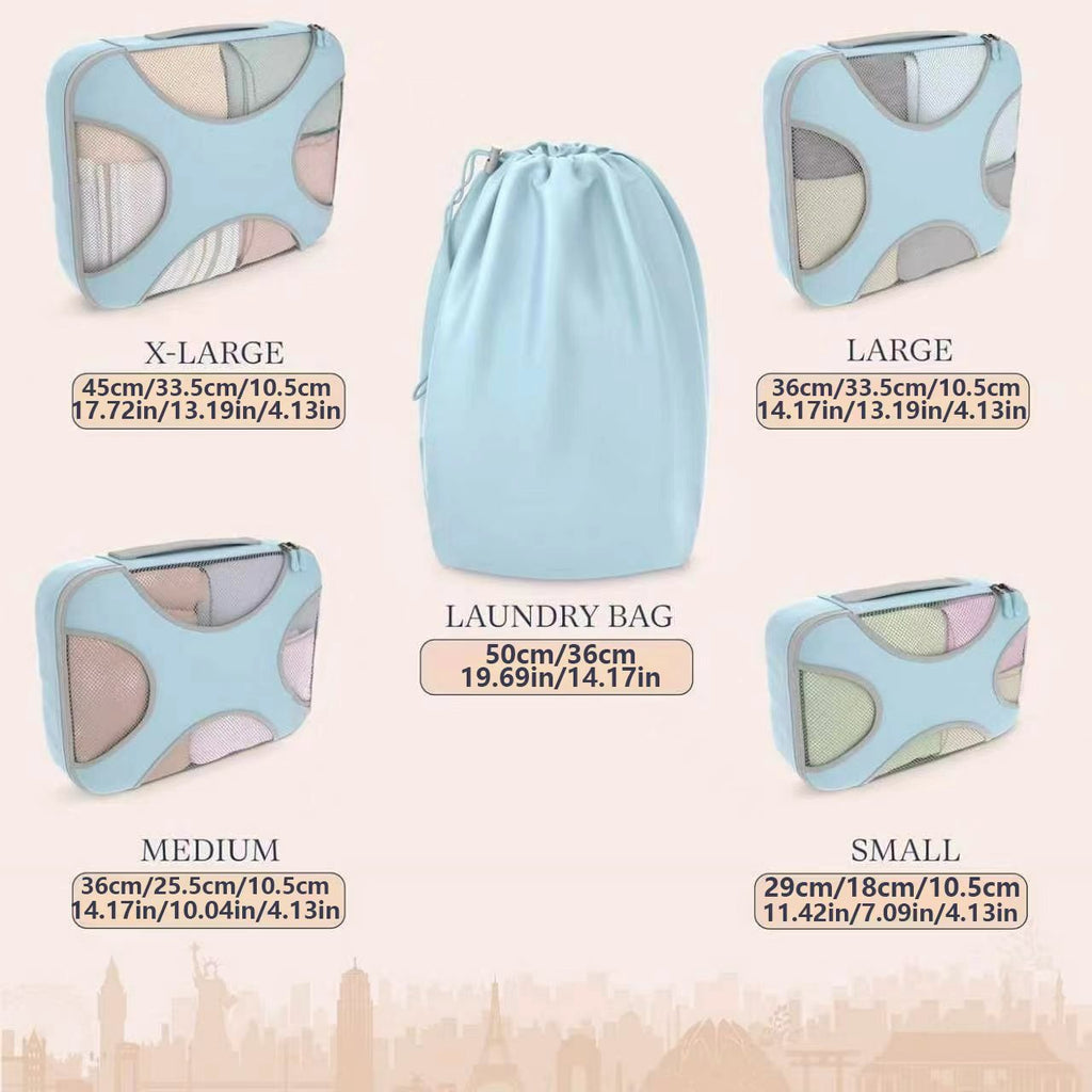 Reise-Aufbewahrungsbeutel 5er-Set – Bild 5 | LuxeStyle