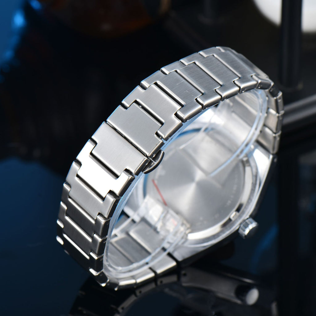 Elegante Herrenquarzuhren mit Stahlband