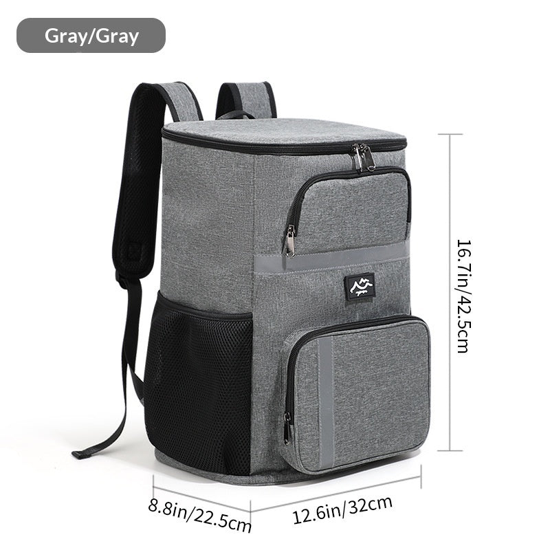 Rucksack aus Oxford-Stoff, schwarz | LuxeStyle