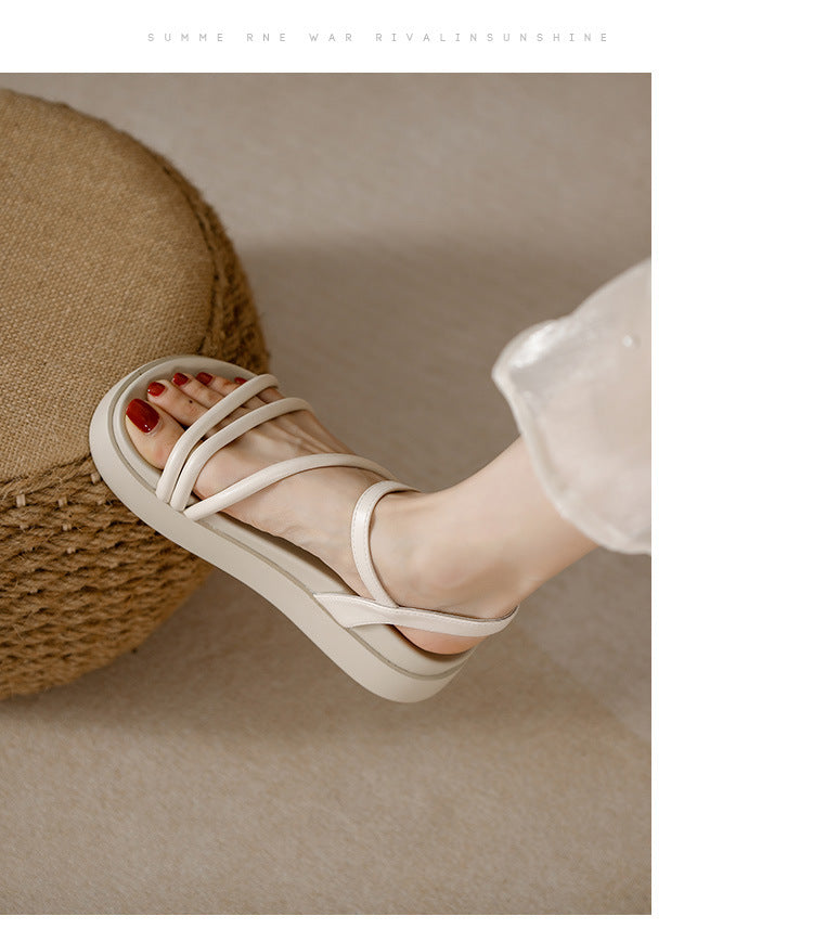 Fairy Style Plateau Sandalen im Römer-Look – Bild 2 | LuxeStyle