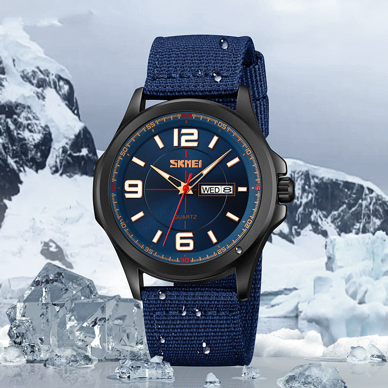 Klassische Herrenuhr, Quarz, rund, Leuchtzeiger – Bild 2 | LuxeStyle