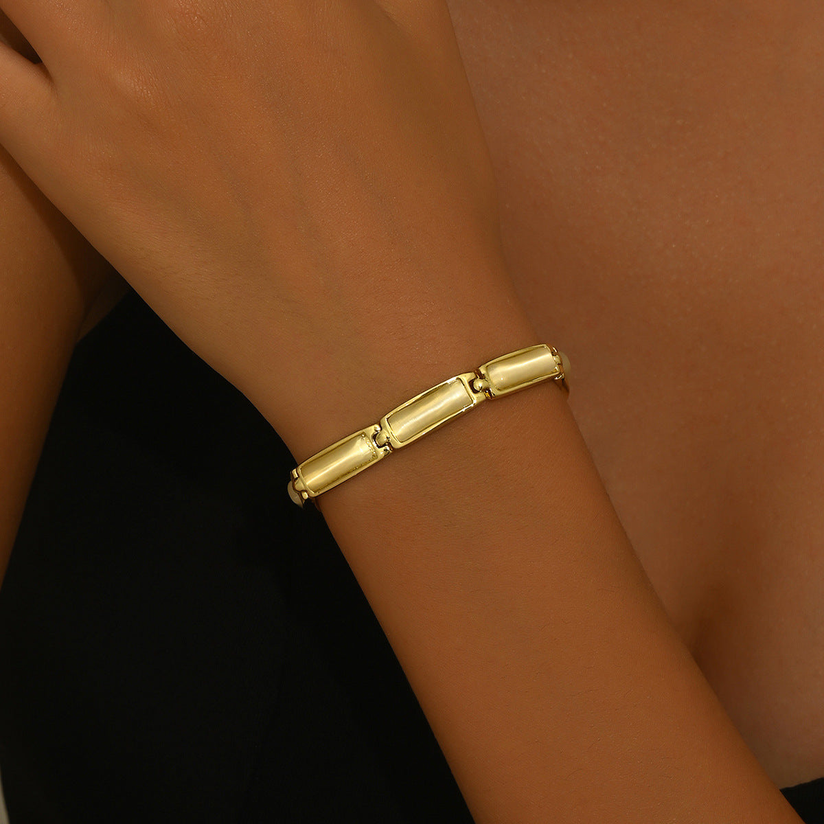 Geometrisches Opal-Armband für Damen – Bild 3 | LuxeStyle