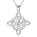 Keltischer Knoten Anhänger aus 925 Sterling Silber