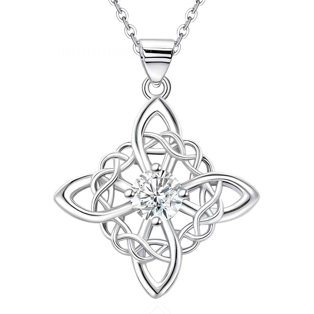 Keltischer Knoten Anhänger aus 925 Sterling Silber