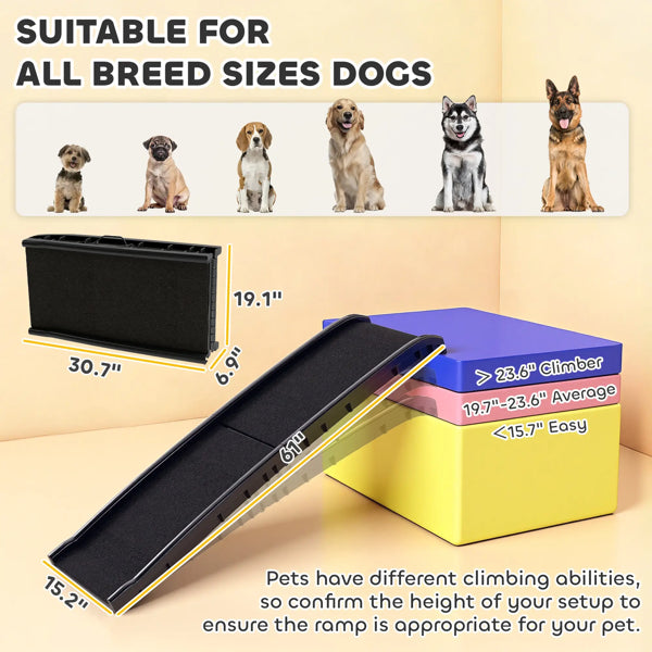 Hunde-Rampe für Gelenkschonung