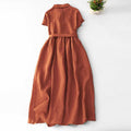 Figurbetontes A-Linien Kleid im Ethno-Stil
