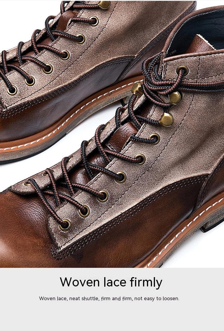 Motorradlederstiefel Herren braun – Bild 2 | LuxeStyle