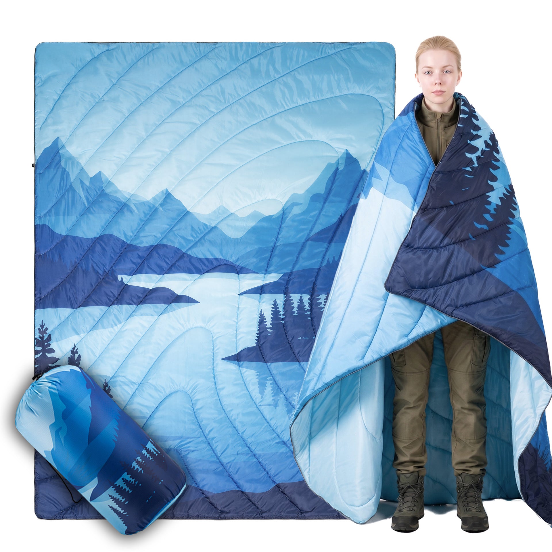 Wasserdichte Winddichte Campingdecke 200x140 cm
