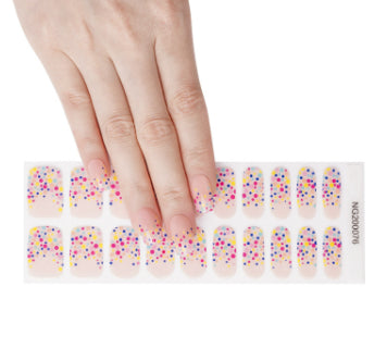 Semi-cured UV Nagelfolien