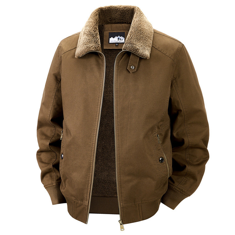 Fleecegefütterte Baumwolljacke für Herren – Bild 10 | LuxeStyle