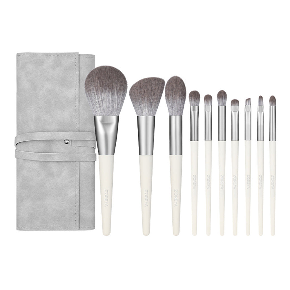 Make-up Pinselset mit 10 Pinseln und Etui – Bild 8 | LuxeStyle