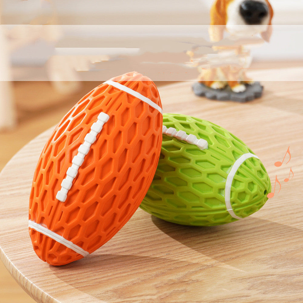 Robustes Quietsch-Rugby für Hunde – Bild 1 | LuxeStyle