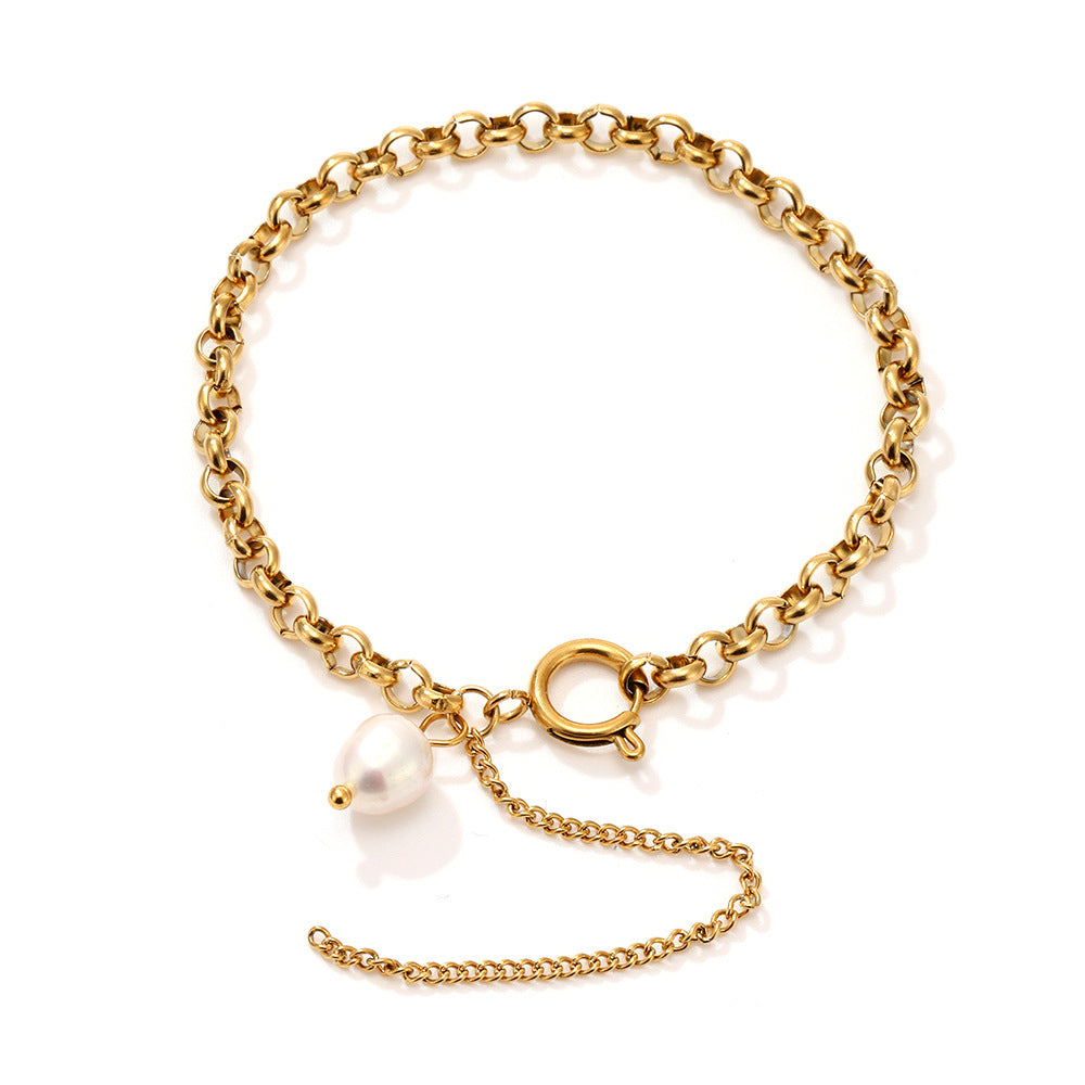 Barock Süsswasserperlen-Armband für Damen – Bild 3 | LuxeStyle