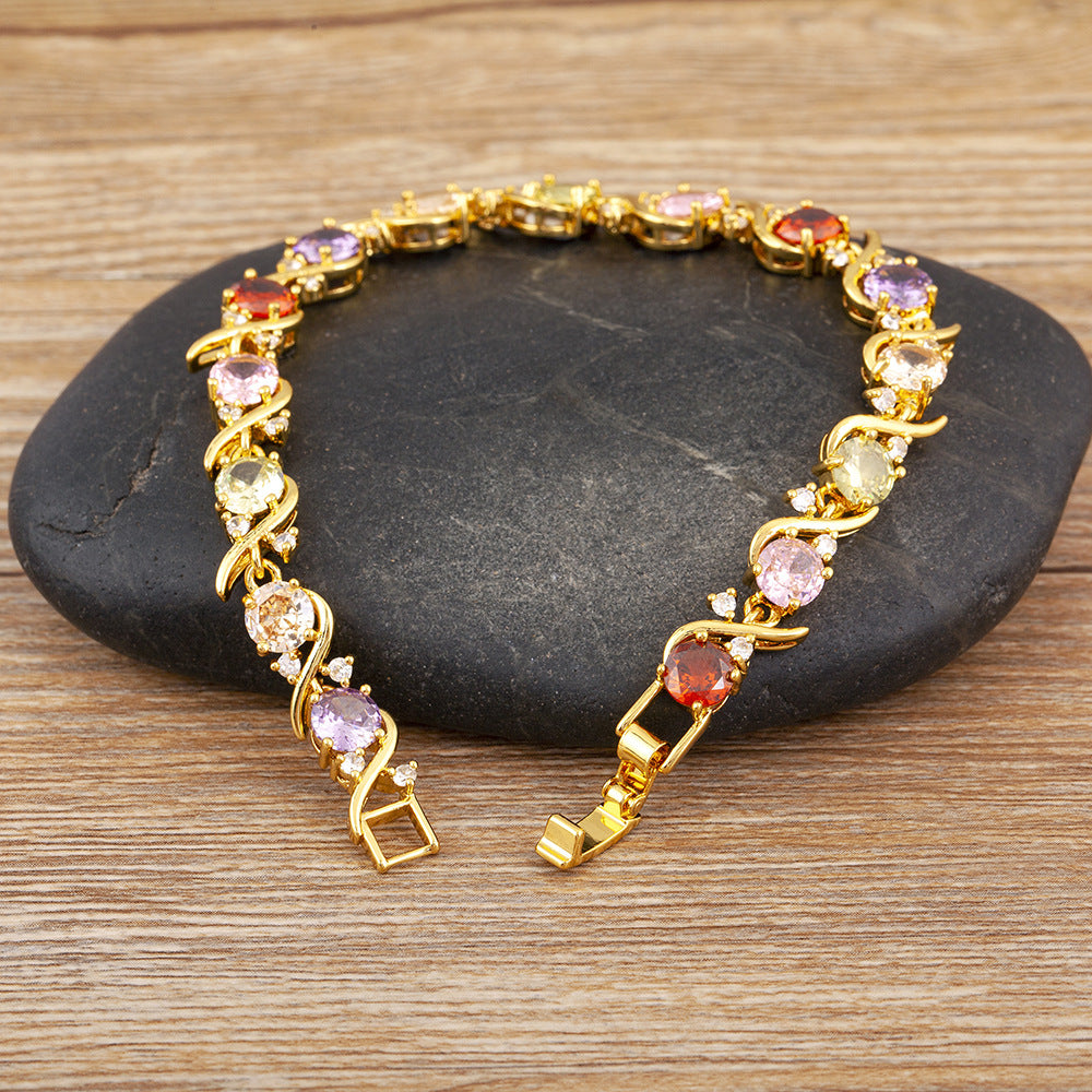 Regenbogen-Perlen-Armband – Bild 3 | LuxeStyle