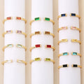 Rechteckiger Zirkonring – Bild 1 | LuxeStyle
