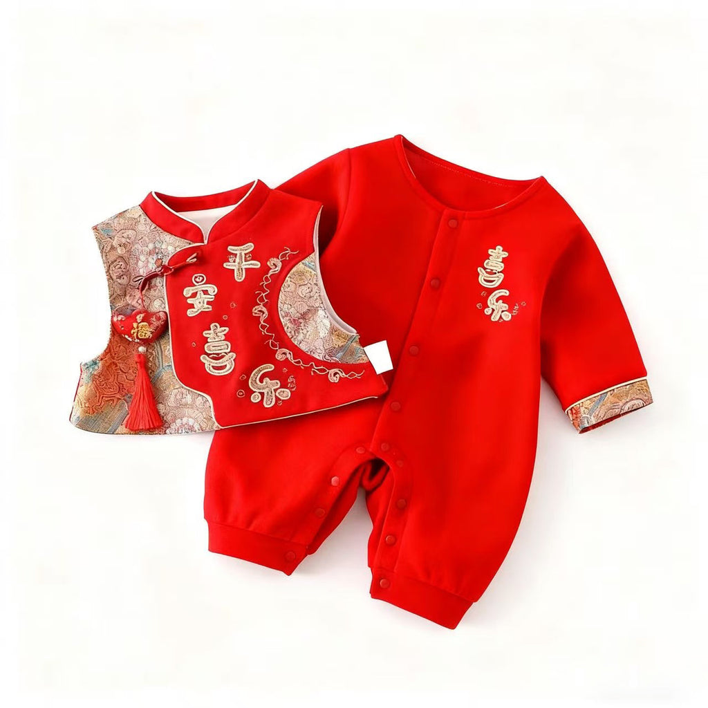 Baby Strampler mit Fleece-Futter – Bild 3 | LuxeStyle