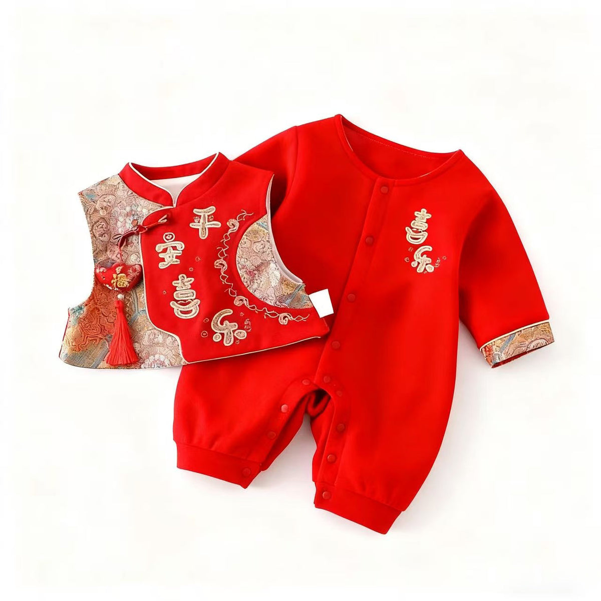 Baby Strampler mit Fleece-Futter – Bild 3 | LuxeStyle