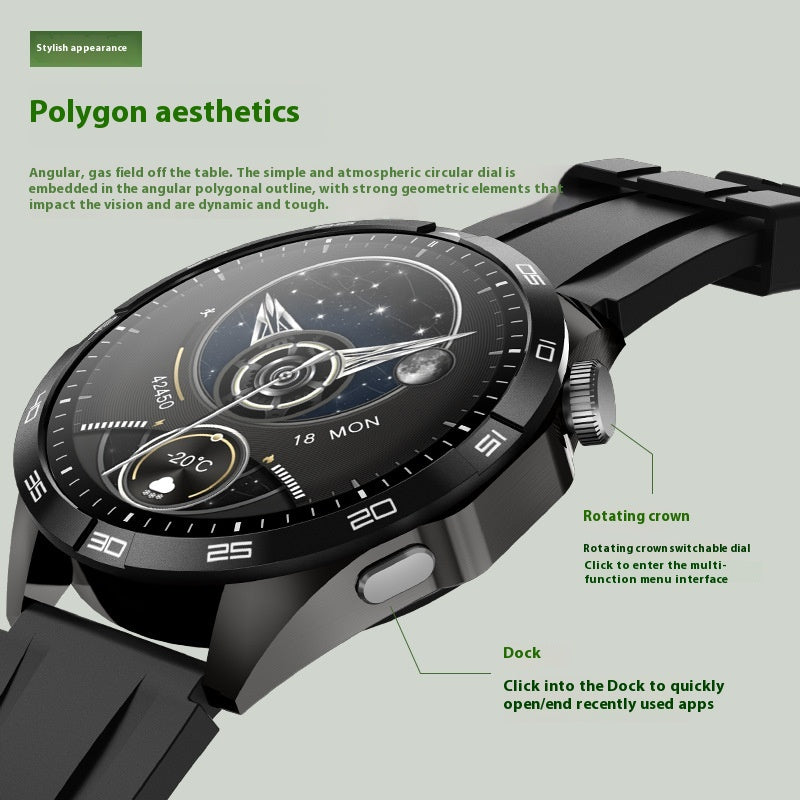 GT4MAX Smartwatch mit Bluetooth-Telefonie