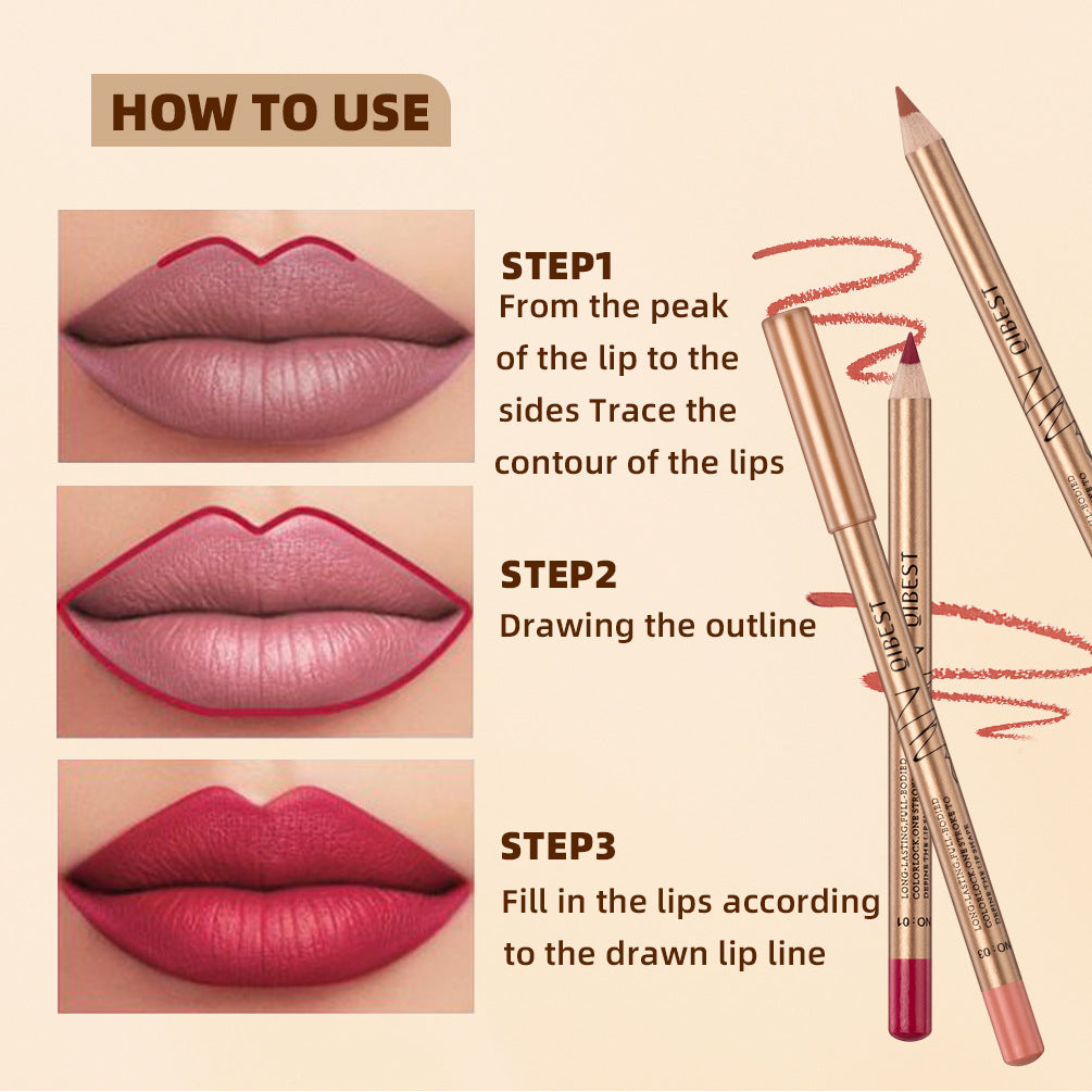 Farbenfrohes langanhaltendes Lipliner-Set – Ansicht 4