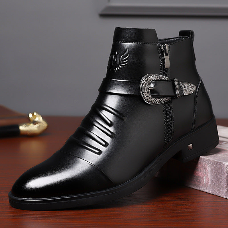 Britische Chelsea Boots aus Leder für Herren