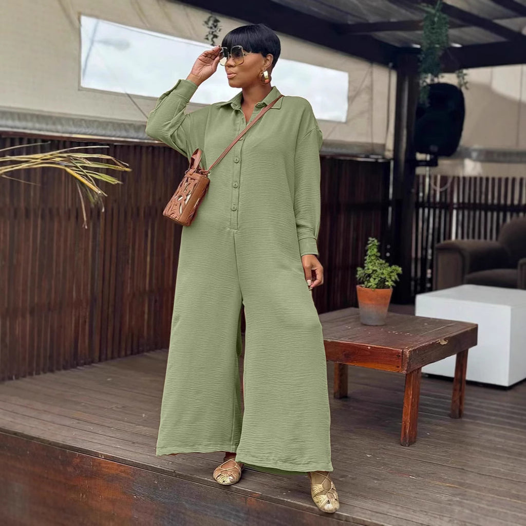 Eleganter Jumpsuit mit weitem Bein