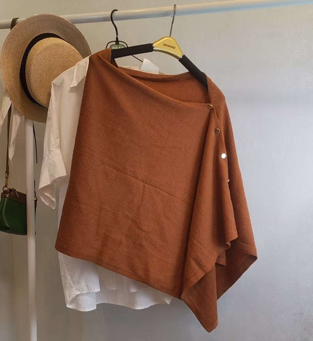 Schwarzer Wollschal mit Vintage‑Look – Bild 8 | LuxeStyle