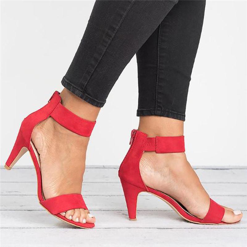 Leoparddruck Stiletto Sandalen für Damen – Bild 3 | LuxeStyle