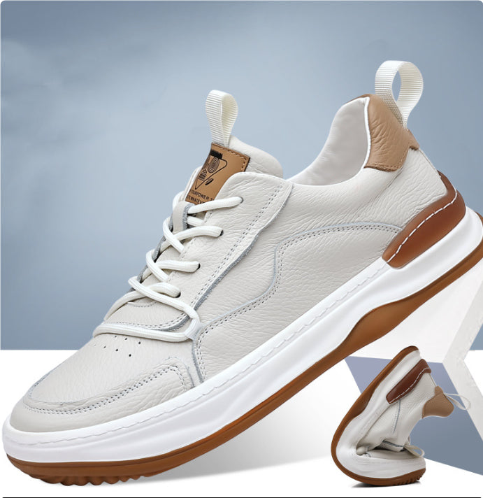 Herren-Sneaker aus Echtleder mit dicker Sohle – Bild 5 | LuxeStyle