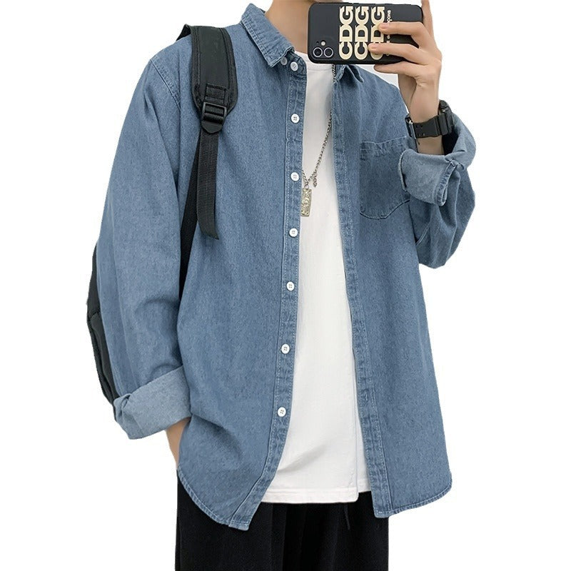 Jeanshemd im Hong Kong Style | LuxeStyle