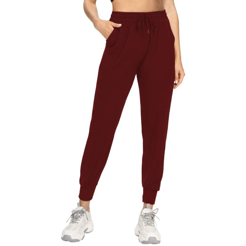 Hochtaillierte Leisure Yogahose Damen