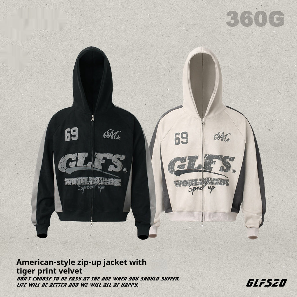 Kapuzenjacke im American Style für Paare – Ansicht 2