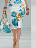 Elegantes Blumenkleid