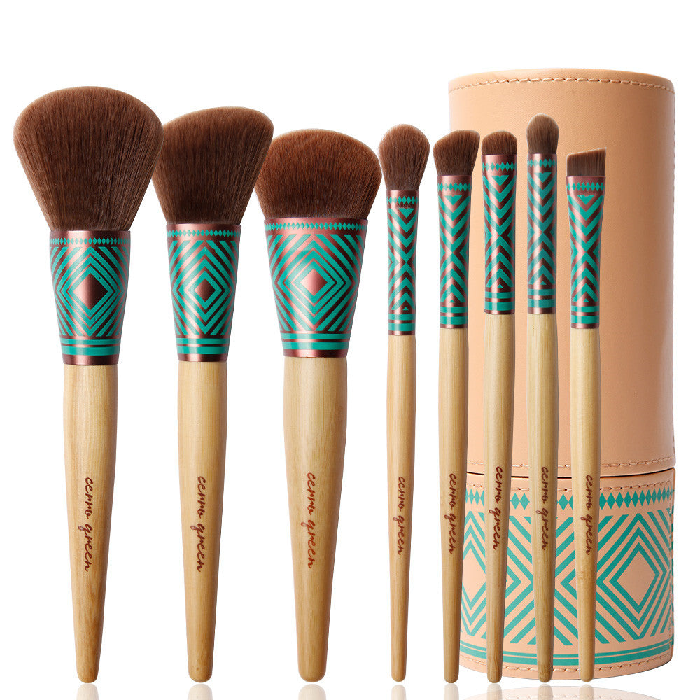 8-teiliges Make-up Pinselset mit Aufbewahrung – Bild 2 | LuxeStyle