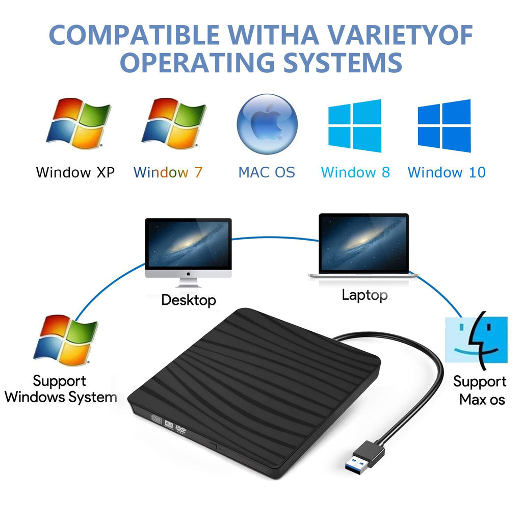 Externer USB 3.0 DVD Brenner (Type-C)