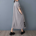 Lässiges Mesh-Kleid in Übergrösse