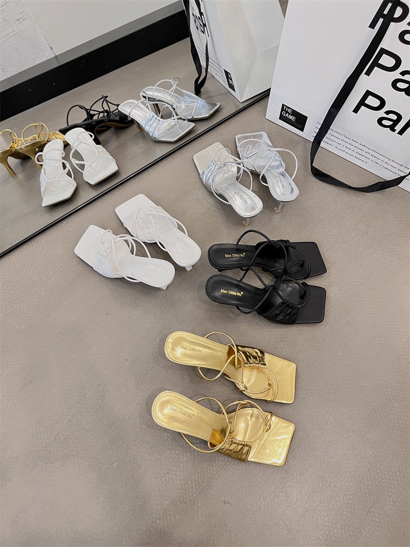 Flip-Toe Stiletto Sandalen – Bild 10 | LuxeStyle
