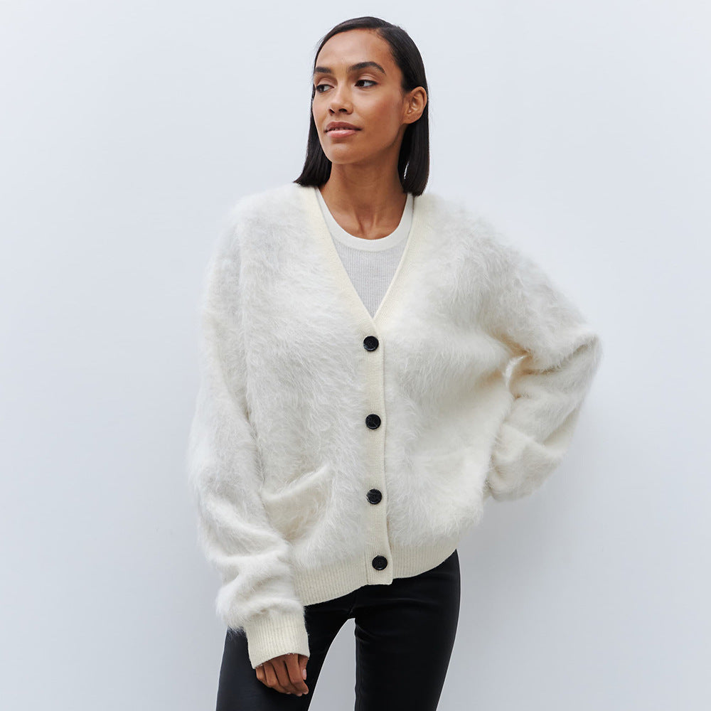 Strick-Cardigan im Relaxed Fit