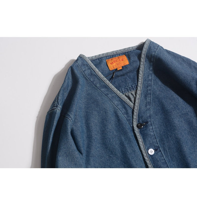 Blauer Cardigan-Jacket – Bild 2 | LuxeStyle