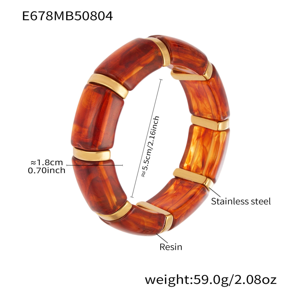 Multicolor Harz-Armband