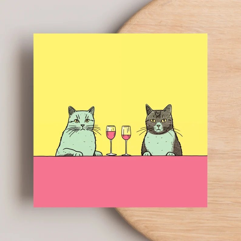 Gerahmtes Wandbild mit Katzenmotiv – Bild 3 | LuxeStyle