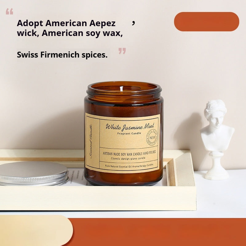 Rauchfreie Sojawachskerze – Geschenk für Aromatherapie