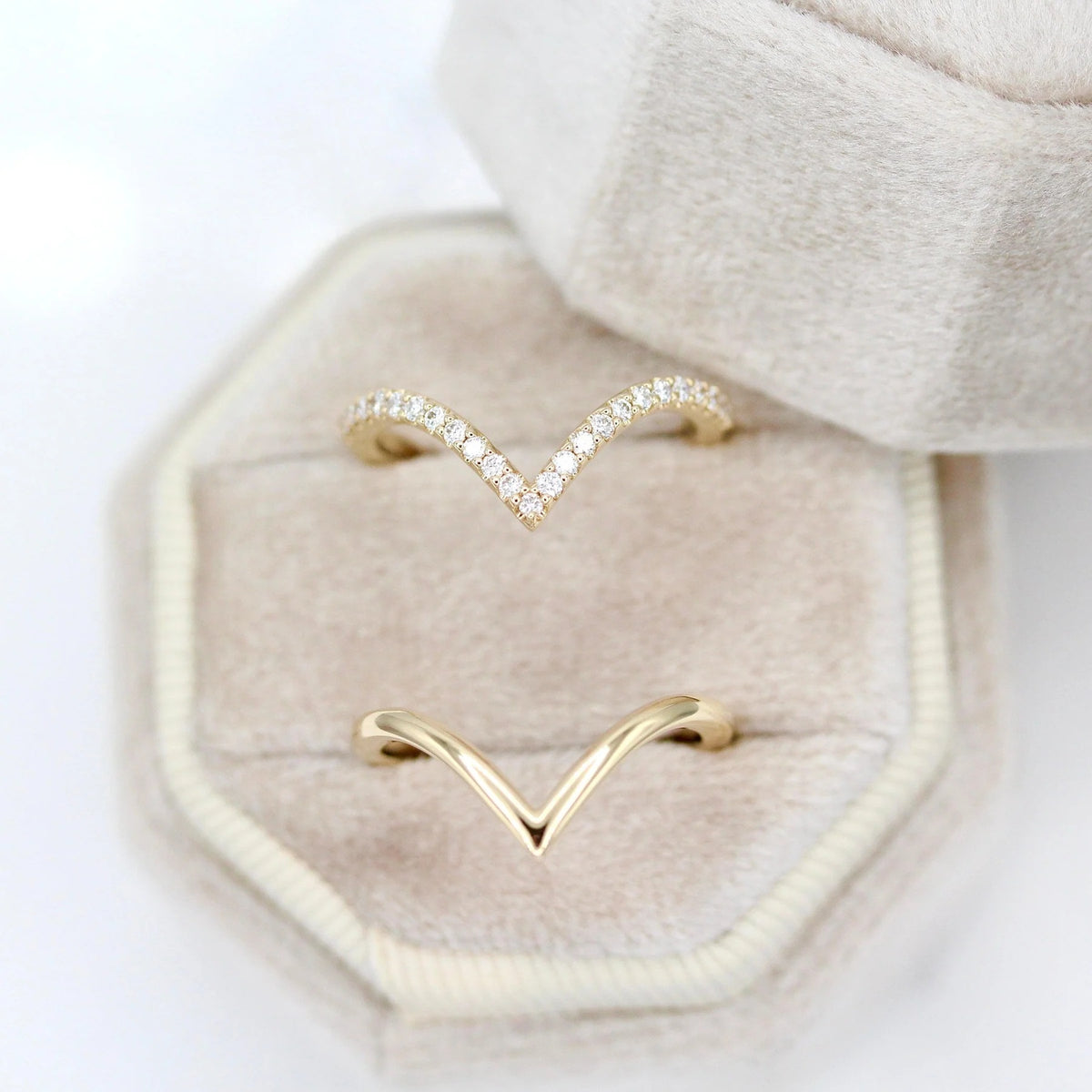 Ring-Set mit Zirkon und Onyx – Bild 3 | LuxeStyle